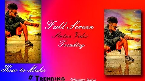 How to Create Attitude WhatsApp Status video In Kinemaster tutorial nepal