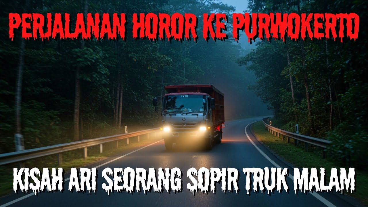 PENUH TEROR!! PERJALANAN HOROR SOPIR TRUK KE PURWOKERTO