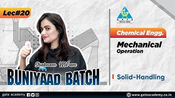 #20 | Solid-Handling | Mechanical Operation | By Shabnam Ma