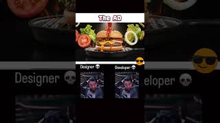 Cinematic Burger Website 🍔🔥 #shorts #webdevelopment #javascript