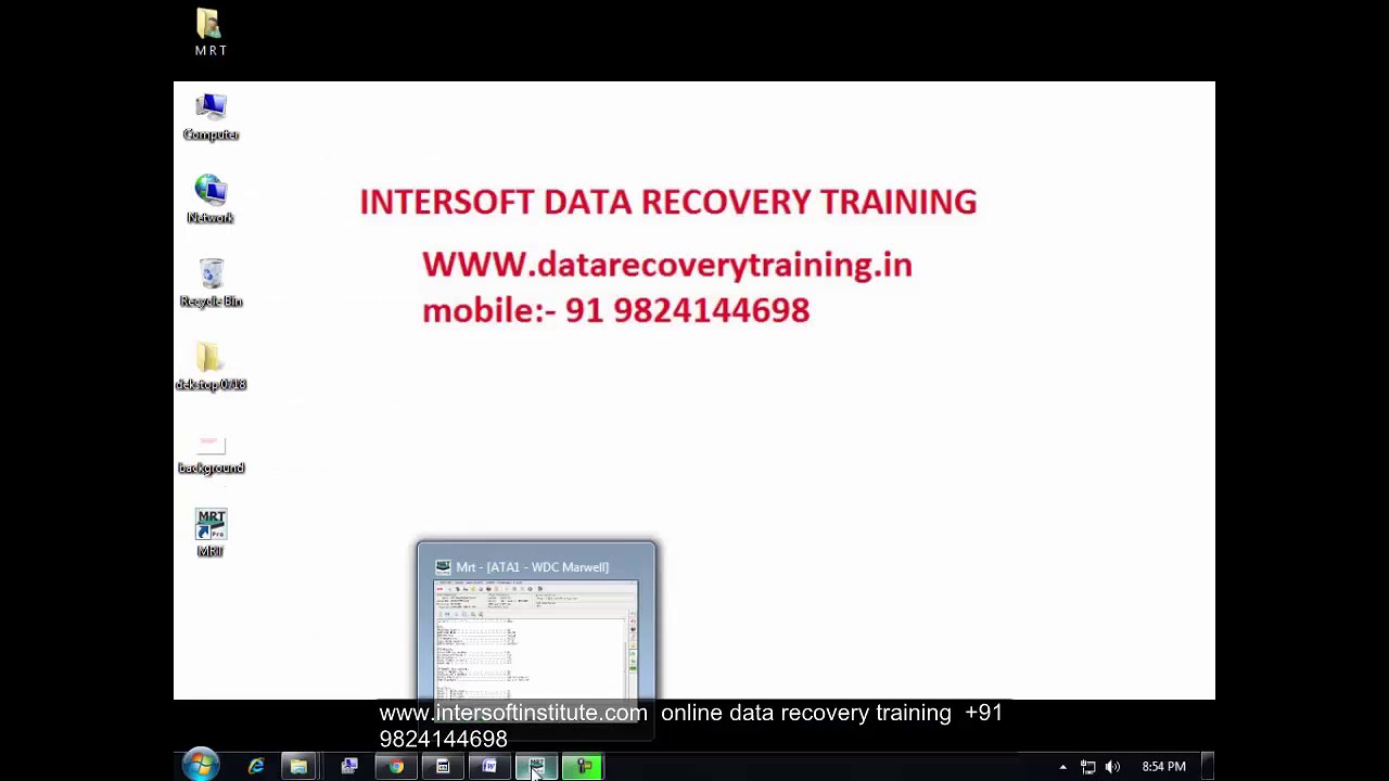 wd hard disk firmware repair training on rom demo video on mrtlab data