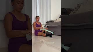 Fortalecimento pra corredores fácil com mini band #corrida #comocomecaracorrer #corridaderua #corre