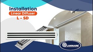 Installation L-SD diffuser