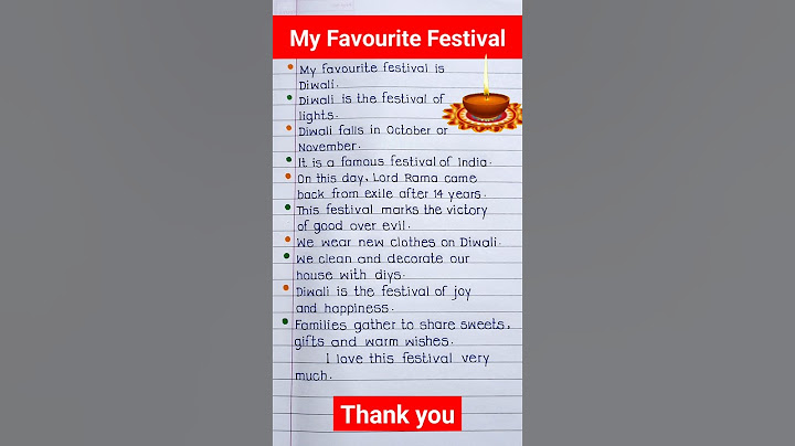 10 Lines On My Favourite Festival | My Favourite Festival Essay | #shorts #diwali 