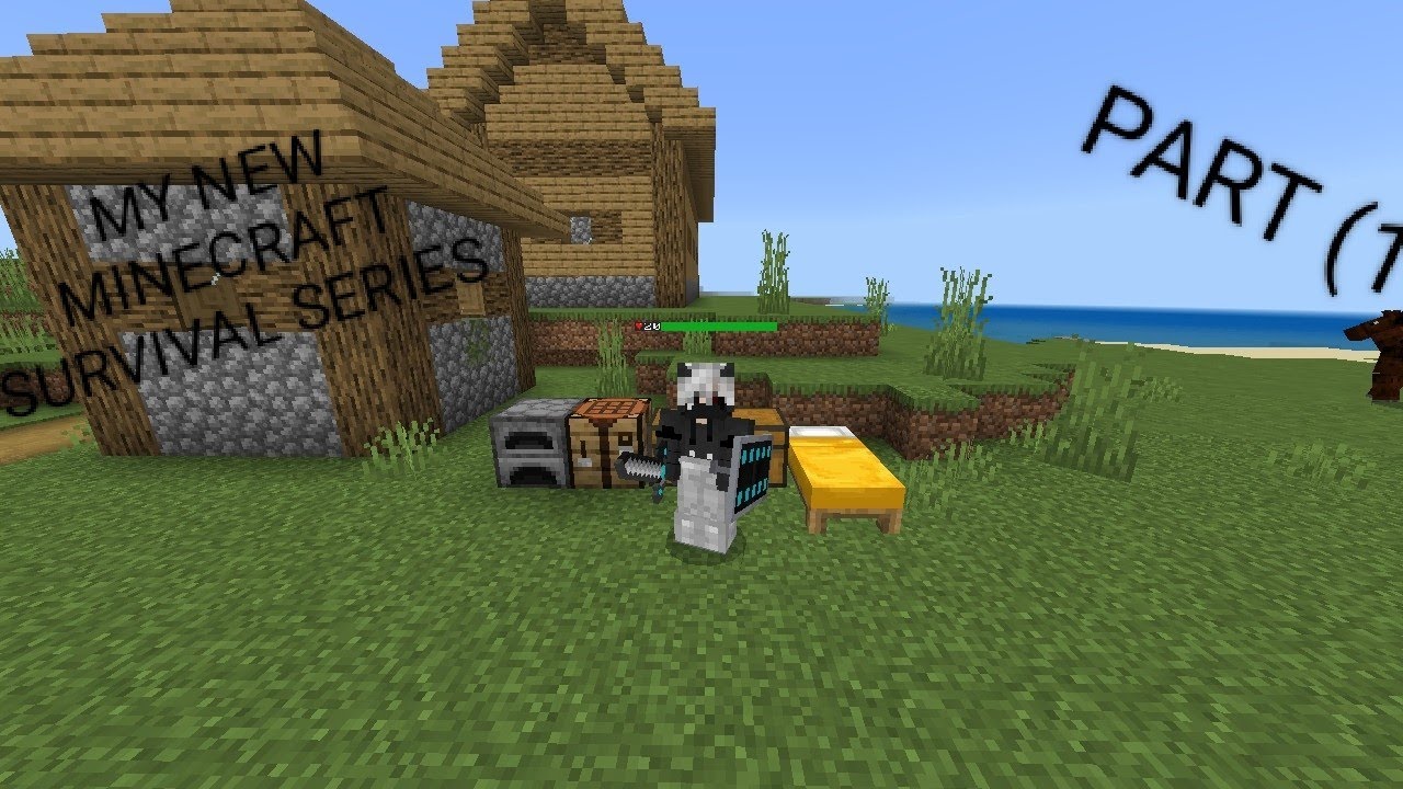 MINECRAFT SURVIVAL PART (1) MY NEW SURVIVAL SERIES - YouTube