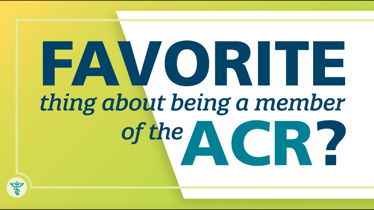 ACR Membership - YouTube