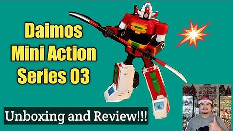 Unboxing: Tosho Daimos Mini Action Series 03 Figure