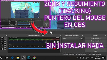 Zoom y seguimiento tracking a puntero del mouse en obs