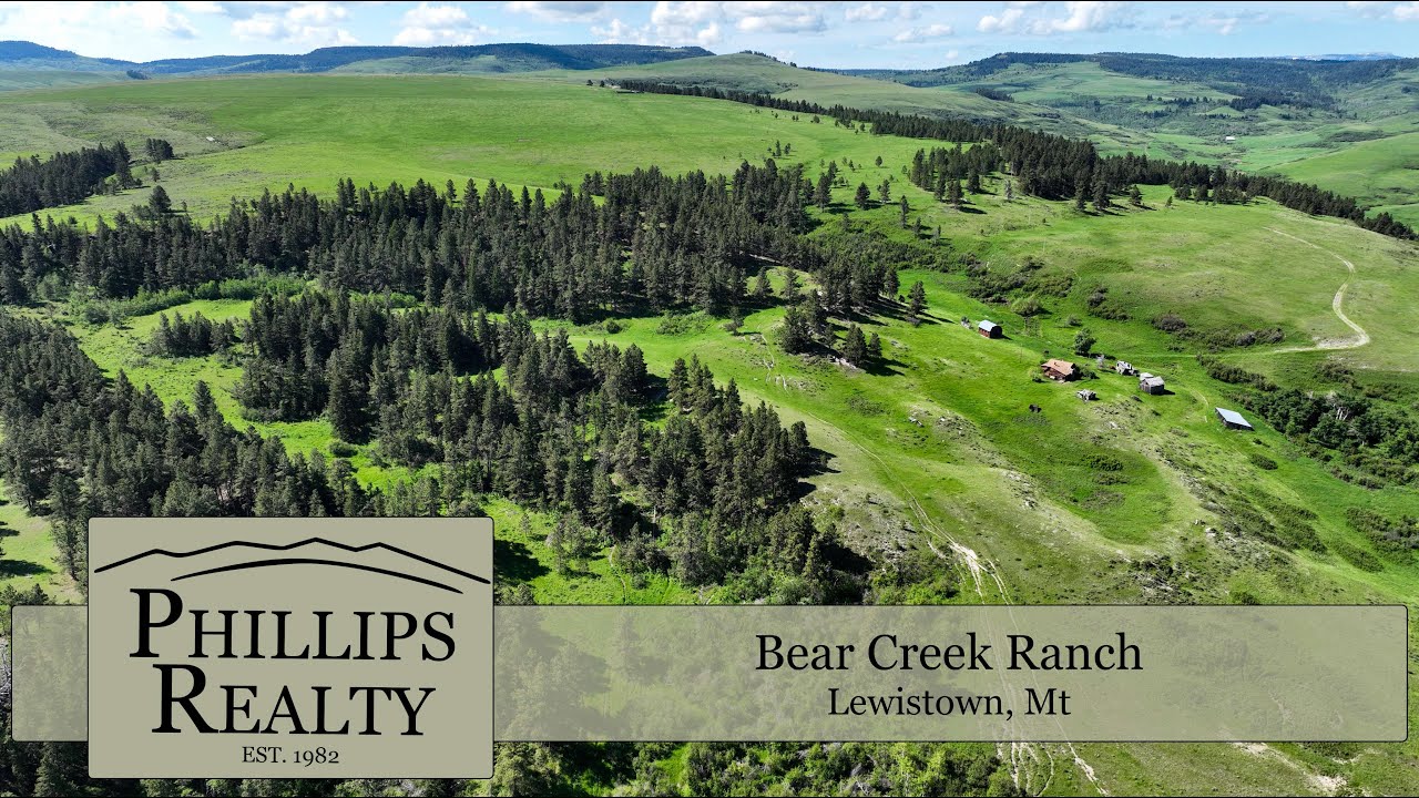New Montana Ranch For Sale Bear Creek Ranch, Lewistown, Mt YouTube