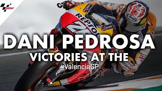 Dani Pedrosa’s 4 victories at the #ValenciaGP