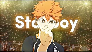 Starboy - Haikyuu [EDIT/AMV]