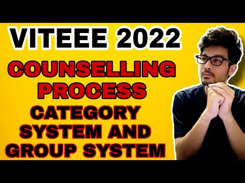 VITEEE COUNSELLING PROCESS 2022||WHAT ARE THE CHANGES || WHAT IS CATEGORY SYSTEM #viteee2022 #vitee