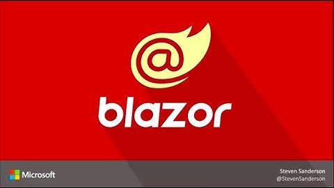 Blazor, a new framework for browser-based .NET apps - Steve Sanderson
