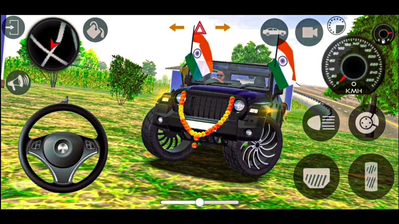 Modified Mahindra Thar😈Games:Indian Black Thar (Gadi Wala Games) Car Game Android Game - #2025
