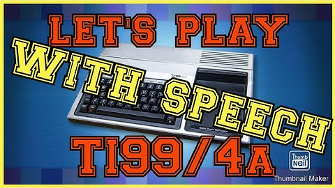 TI99/4A COMPUTER WITH SPEACH SYNTHESIZER #retrogaming #wow