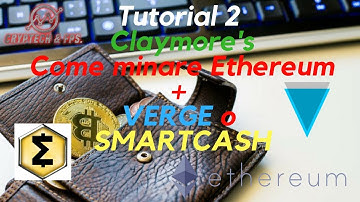 Tutoriale 2 Minare con Claymore v11 Verge XVG - SmartCash - Blake2s - Keccak.