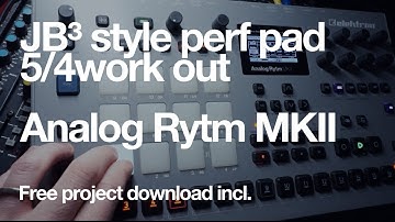 5/4 techno, perf, pads and the works  : Analog Rytm Mk2 : Free project incl.