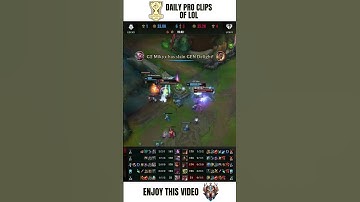 Insane Double Kill by G2 Mikyx Against GENG at MSI 2023! #shorts