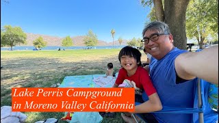 Lake Perris Campground in Moreno Valley California August 2021