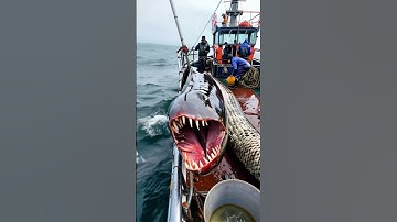 Thumbnail of GIANT sea creature caught by fishermen🌊🐟