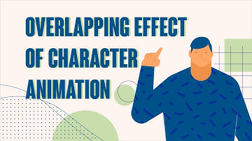 Overlapping effect in character animation. After Effects. DUIK.