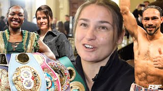 "BIZARRE" - KATIE TAYLOR REACTS TO CLARESSA SHIELDS CALLING OUT KEITH THURMAN, EDDIE HEARN, CAMERON