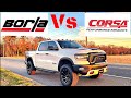 RAM REBEL BORLA VS CORSA EXHAUST