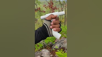 Fully PVC Slingbow Project #youtubeshorts #wildlife #newcraft #nature #diy #wood #pvc