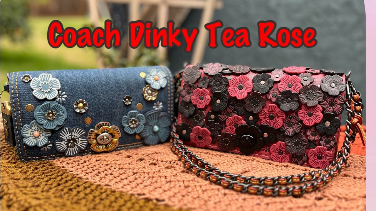 Coach Dinky Tea Rose. How to use it as shoulder bag. - YouTube Coach Dinky Tea Rose. How to use it as shoulder bag. - YouTube