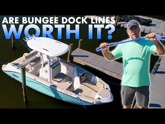 Are Bungee Dock Lines worth it? First Impression of Boat Lines & Dock Ties  