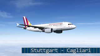 X Plane 11 Livestream | Stuttgart (EDDS) - Cagliari (LIEE) | Germanwings | Vatsim