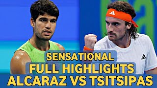Carlos Alcaraz Top Class Vs Stefanos Tsitsipas Amazing Tennis Highlights  Before Indian Wells 2026