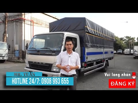 Xe Tải Fuso Canter 8.2HD 3T49 - 3T99 - 4T7 Mui Bạt Bửng Nhôm I Đỉnh Cao Chất Lượng
