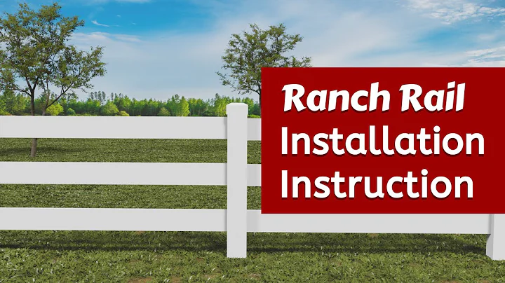 How To Install A Three-rail (Eldorado) Vinyl Fence