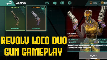 Modern Combat Versus Revolv loco Duo gun Gameplay - Testing Revolv new gun