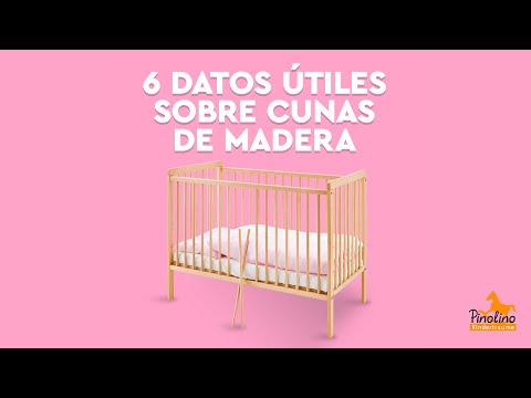 Video de Cuna y Cama de transición de madera Florian 140x70cm
