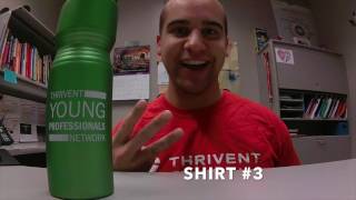The many Thrivent shirts of Adam