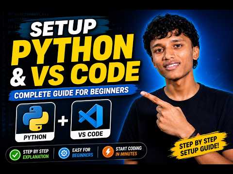 How to Install Python & VS Code (2026) | Complete Setup Guide for Beginners