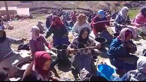 Spring time spinning ritual Morocco