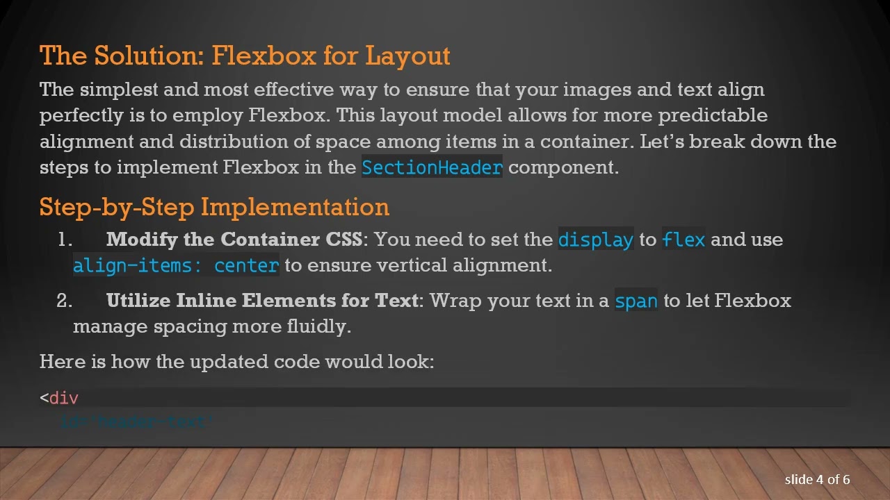 How to Vertically Center Images in a React Component Using Flexbox