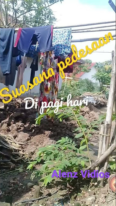 SUASANA PEDESAAN DI PAGI HARI  gending jawa