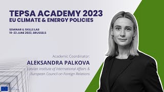 TEPSA Academy on EU Climate & Energy Policies [APPLICATIONS CLOSED]