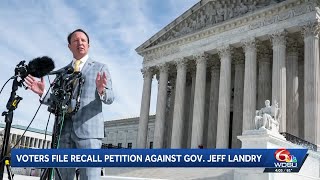 Baton Rouge resident files recall petition against Louisiana Gov. Jeff Landry