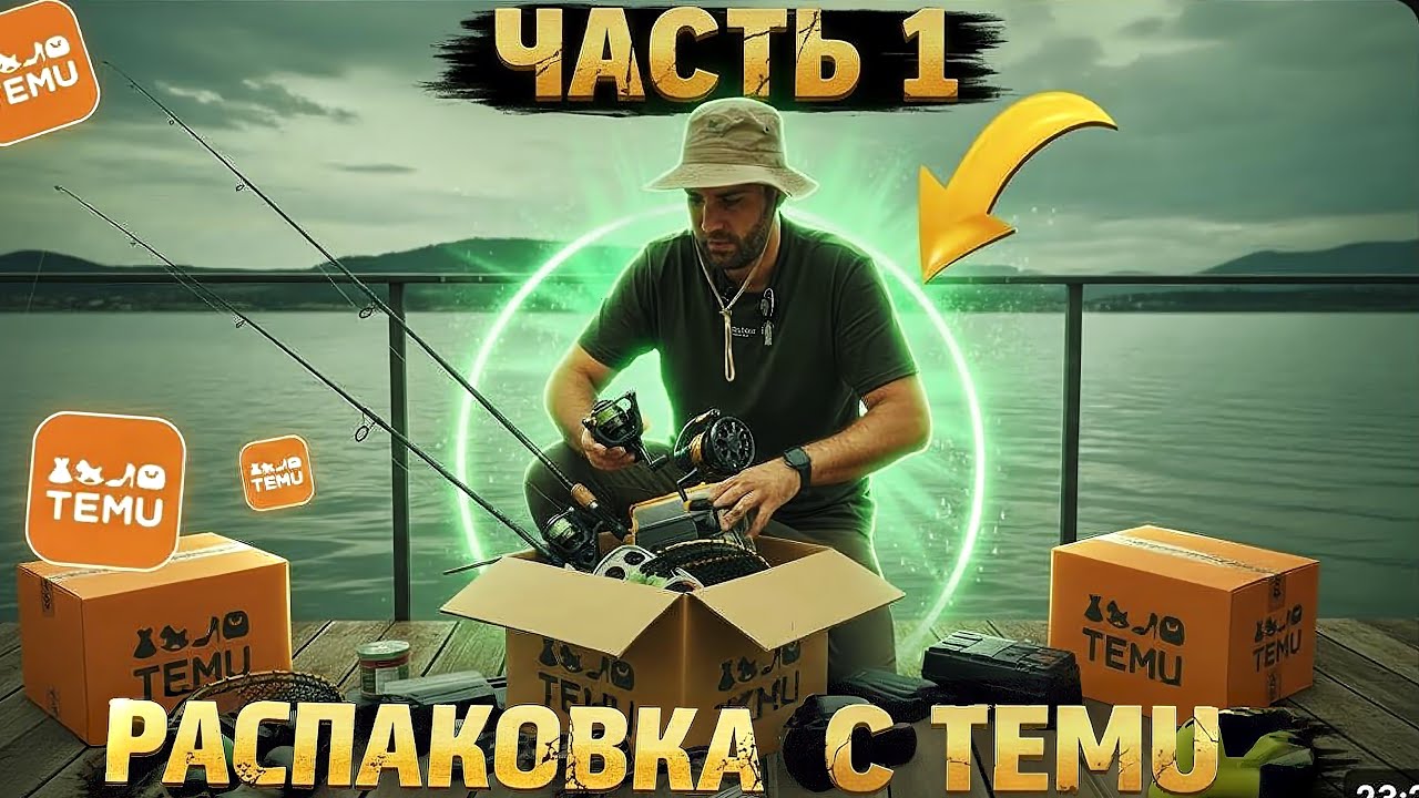 Распаковка посылки с TEMU 🎣📦  Рыбалка \ Испания 🇪🇸 Часть 1