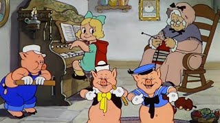 Tri praseta "Veliki zli vuk" (1934) na srpskom jeziku/HD RTB sinhronizacija #disney