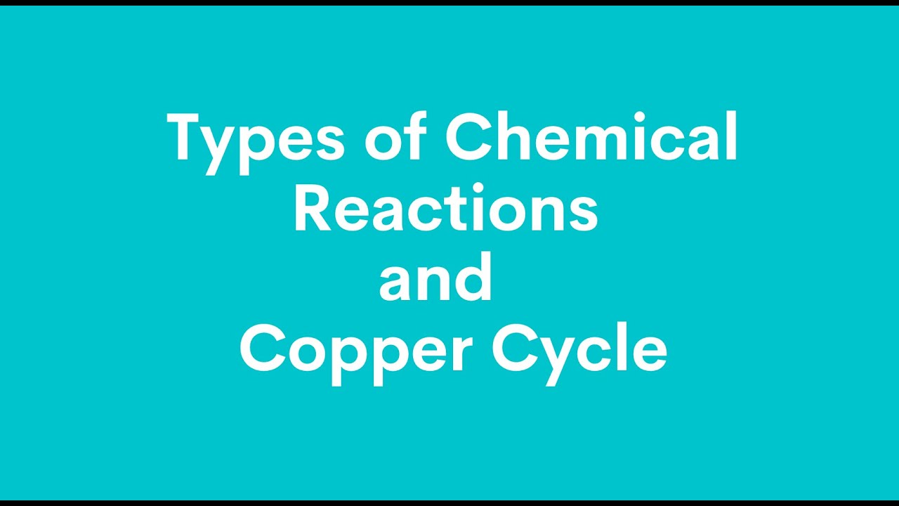 Types of Chemical Reactions & Copper Cycle YouTube