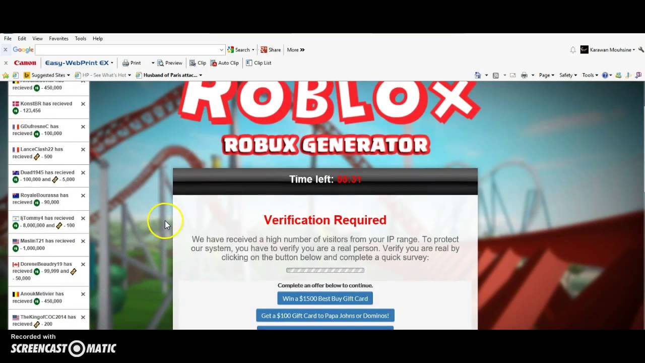 Must Watch~Robux And Tix Generator