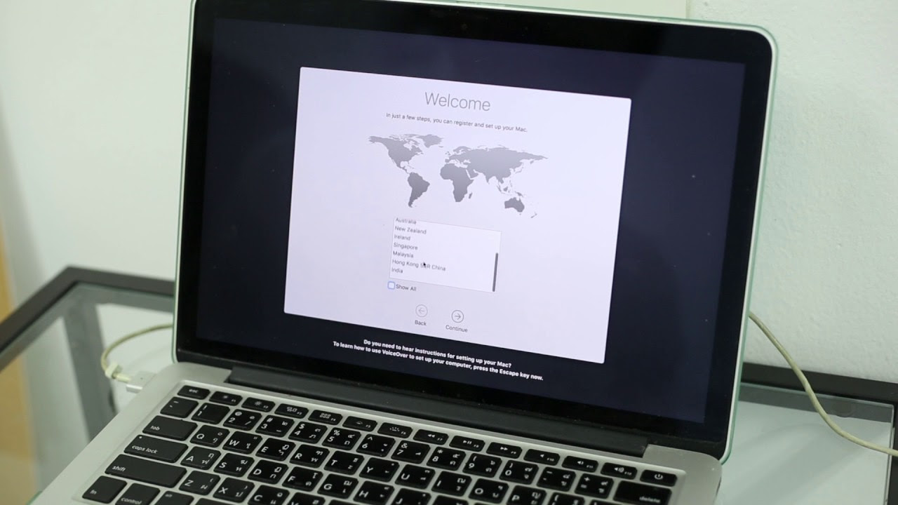 วิธี restore macbook pro New วิธีล้างเครื่อง Format เครื่อง Macbook Pro