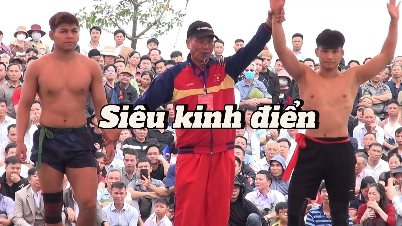 Trận Đấu kịch tính giũa ĐỖ HỮU TUẤN vs NGUYỄN HỮU TIỆP, Vietnamese village festival Men's Wrestling