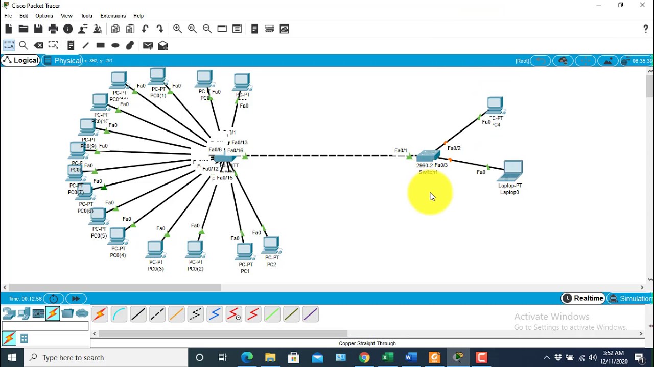 Cisco Packet Tracer Extending The LAN YouTube